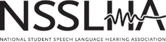 国家学生演讲语言听力协会(NSSLHA)标志